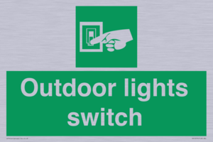Outdoor lights switch
